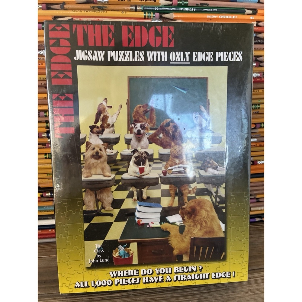 VTG 2005 NIB The Edge Jigsaw Puzzle 1,000 Pieces The Class By 19'' X 26''